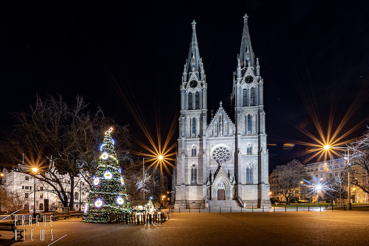 prague christmas tree peace square